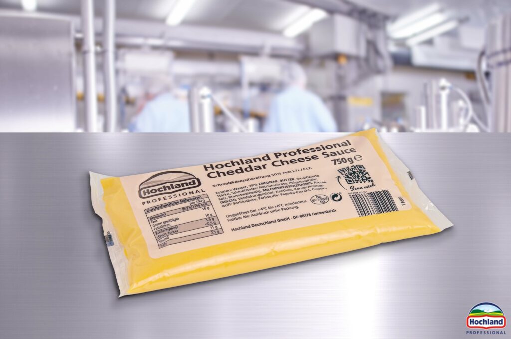 cheese sauce pouch